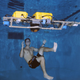 Illustration for article titled iBotics Stingray Up Against it in a San Diego Swimming Pool